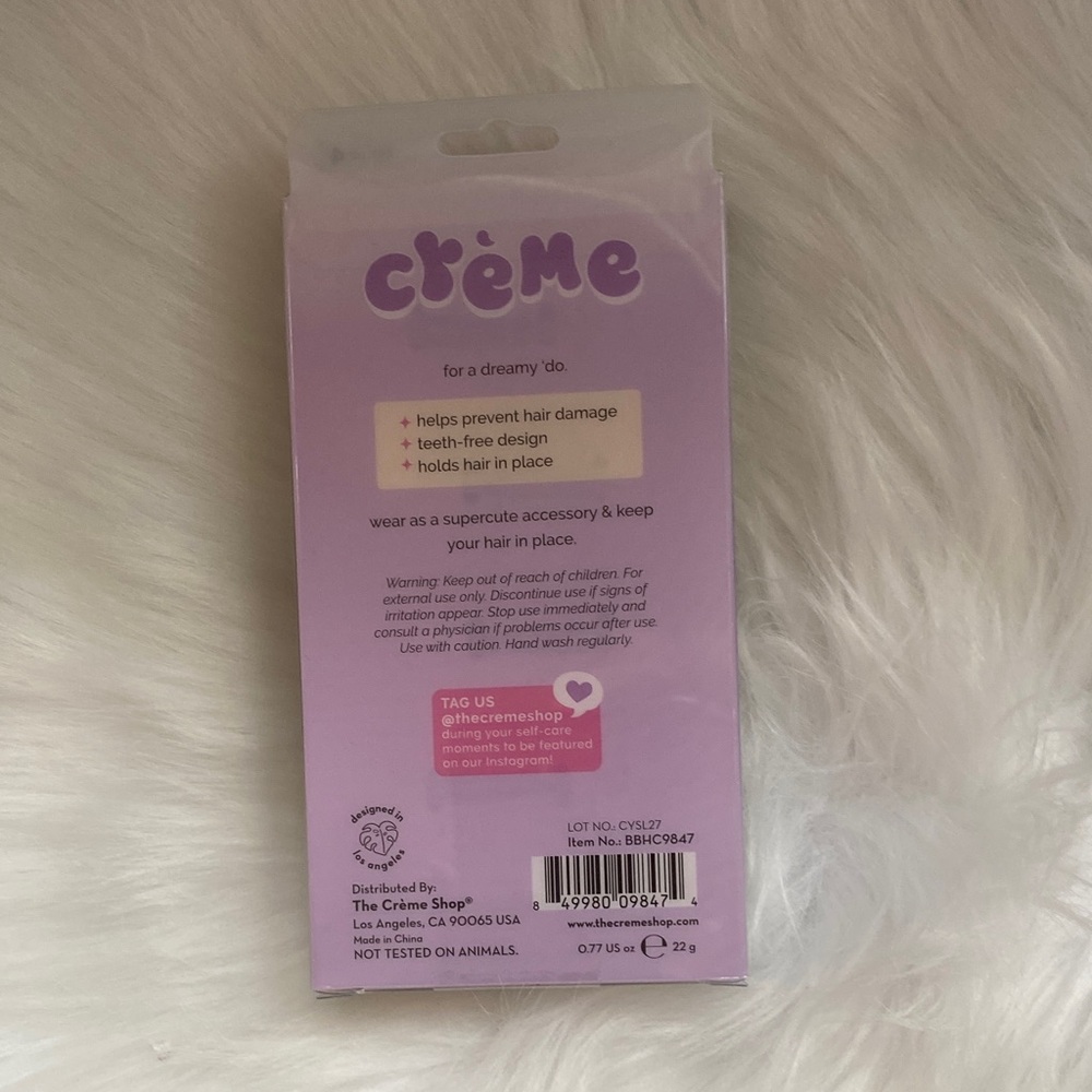 Crème Beary Cute Kids Hair Clips - Pink Multi - new - Picture 2 of 2